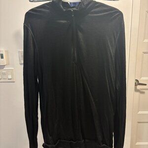 Smartwool Merino 150 Long Sleeve 1/4 Zip Base Layer – Black (Size M)